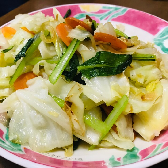 美味しい簡単味付け！余り物で野菜炒め